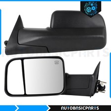 Power Heated Lhrh Tow Side Mirrors Pair For 1998-2001 Dodge Ram 1500 2500 3500 Power Heated Lhrh Tow Side Mirrors Pair For 1998-2001 Dodge Ram 1500 2500 3500