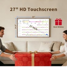 Digital Calendar, 27 Inch Electronic Calendar Chore Chart, Smart Family Orga