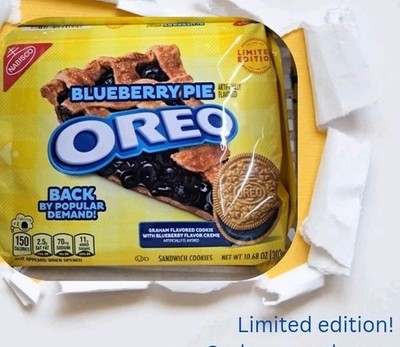 FINAL STOCK!!! Limited Edition Blueberry Pie Oreo Cookies
