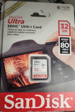 New SanDisk Ultra 32GB SD SDHC Flash Memory Card Class 10 80MB/s UHS-I HD