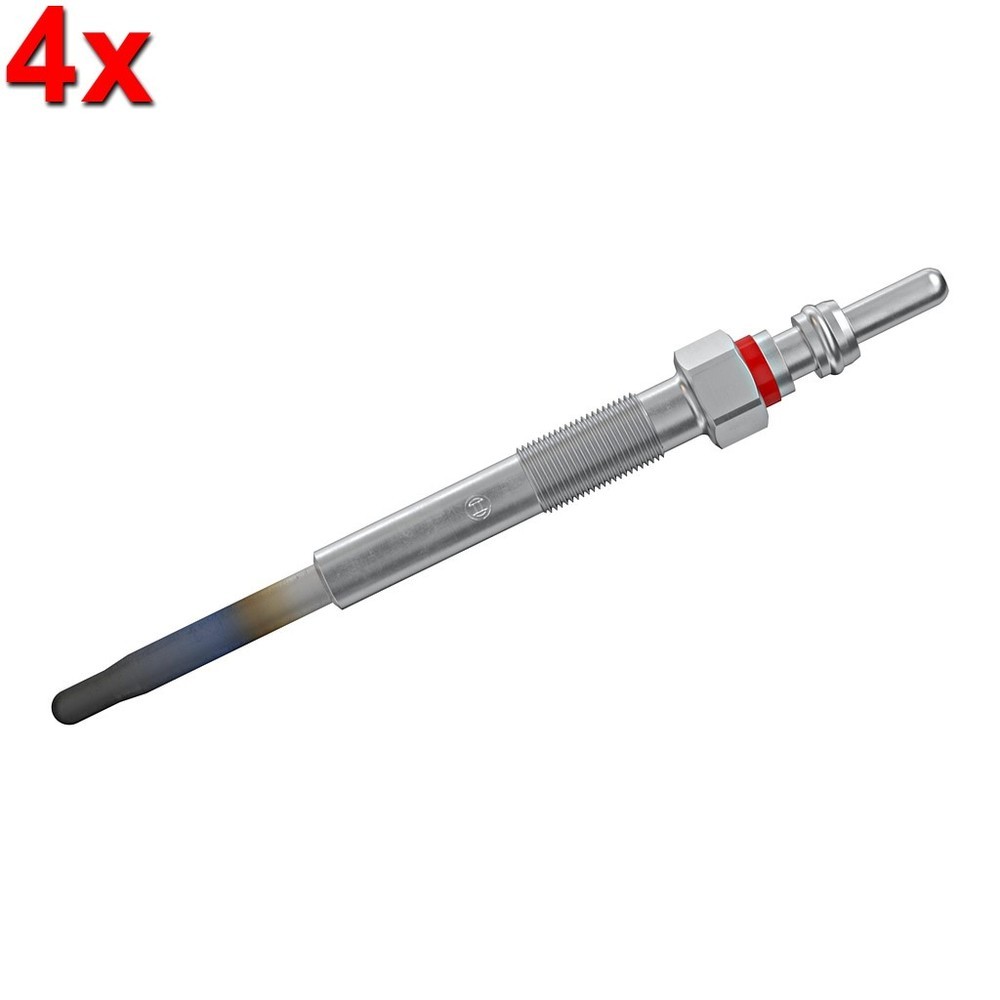 BOSCH 4x Glow Plugs For CITROEN FORD JAGUAR LAND ROVER PEUGEOT 06-19 0250404002