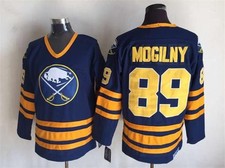 Men's No.89 Alexander Mogilny Jersey Retro Style Blue