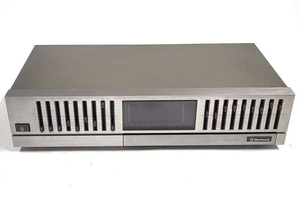 Ecualizador gráfico estéreo Sherwood EQ-1351T de colección - Banda 9x2 - Europlug 220V Foto 2 de 4