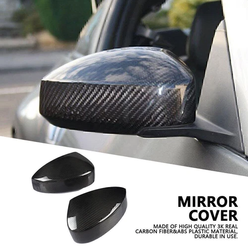 1 Pair Real Carbon Side Mirror Cover Cap For Nissan 350Z Z33 2-Door 2003-2009