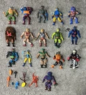 Vintage MOTU 1980's He-Man Toys Huge Lot of 16 Figures Only NEEDS LEG BANDS