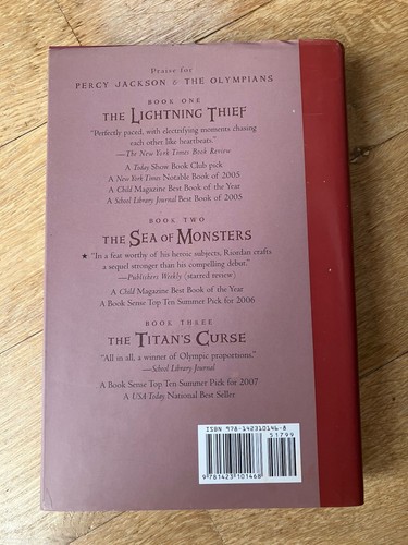 The Battle of the Labyrinth Hard Cover Rick Riordan First Edition Good Cond - Picture 3 of 7