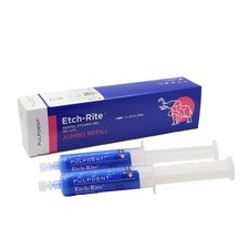 Pulpdent ET-50R Etch-Rite 38 Dental Etching Gel Jumbo 2/Pk 25 mL 11283905