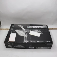 Glacier Bay Dual Tub Wall Mount Fixed and Handheld Shower Head Polished Chrome