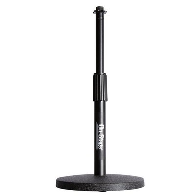 On-Stage DS7200B Einstellbarer Desktop-Mikrofonständer, Microphone Stand Schwarz