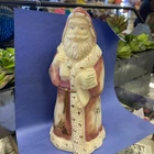 FENTON LTD ED Red/White OLDE WORLD SANTA PAINTED CHRISTMAS Figurine SIGNED 8"