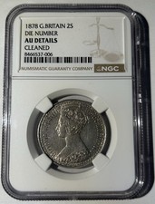 1878 Gothic Florin NGC AU