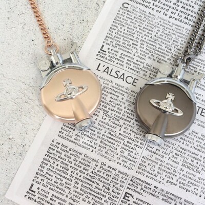 Vivienne Westwood Oil Lighter Pink Gold With Metal ORB Chain