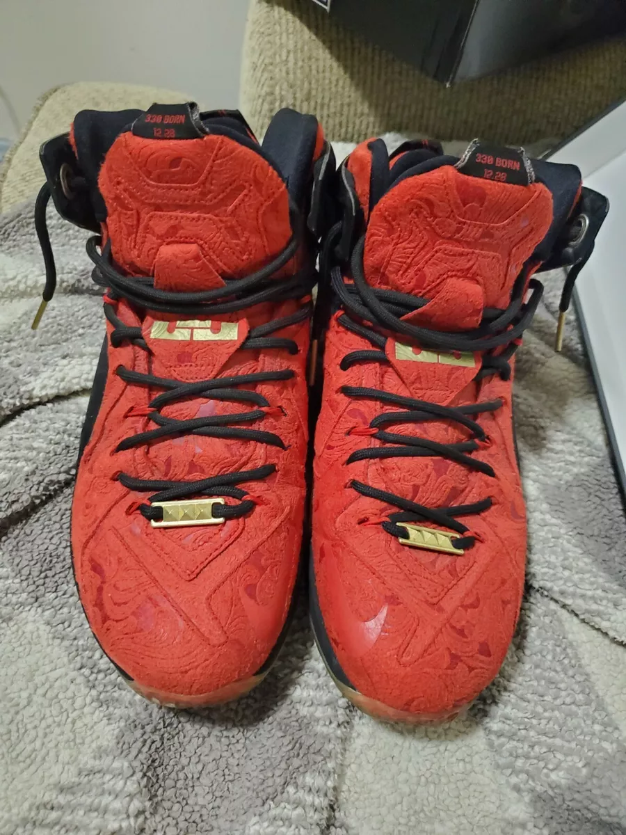 Lebron 12 sales red paisley