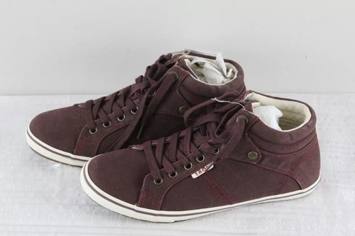 TAOS TOP STAR SNEAKER NEU DAMENGRÖSSE 7 DISTRESSED BORDEAUX
