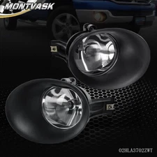 Fit For 02-2008 Dodge Ram 1500 2500 3500 /2004-2006 Dodge Fog Lights Pair+Bezel