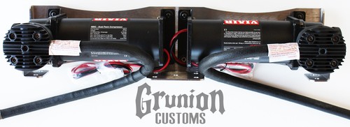 Dual Compressor Mounting Bracket for Viair 444C 480C Compressors Air Suspension - Picture 3 of 8