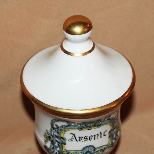 Ancien pot à pharmacie Arsenic en porcelaine de Paris D T France - Picture 3 of 6