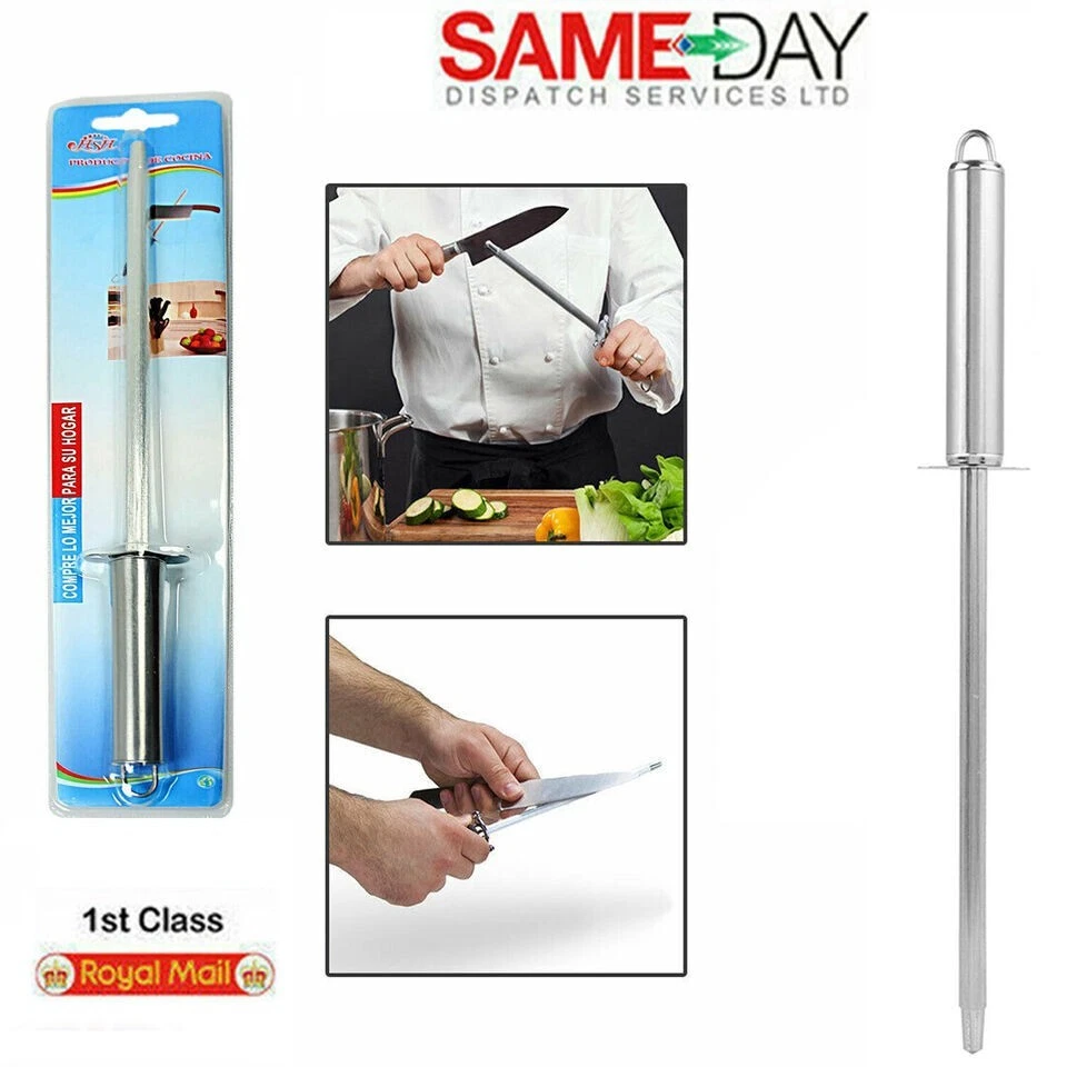 Sharpening Steel Rod Sharpener Honing Stick chef tool high quality
Opens in a new window or tab