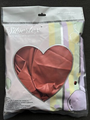 luftballons 36 zoll PROFI QUALITÄT 10er Pack in ROST VON SILVERTEX