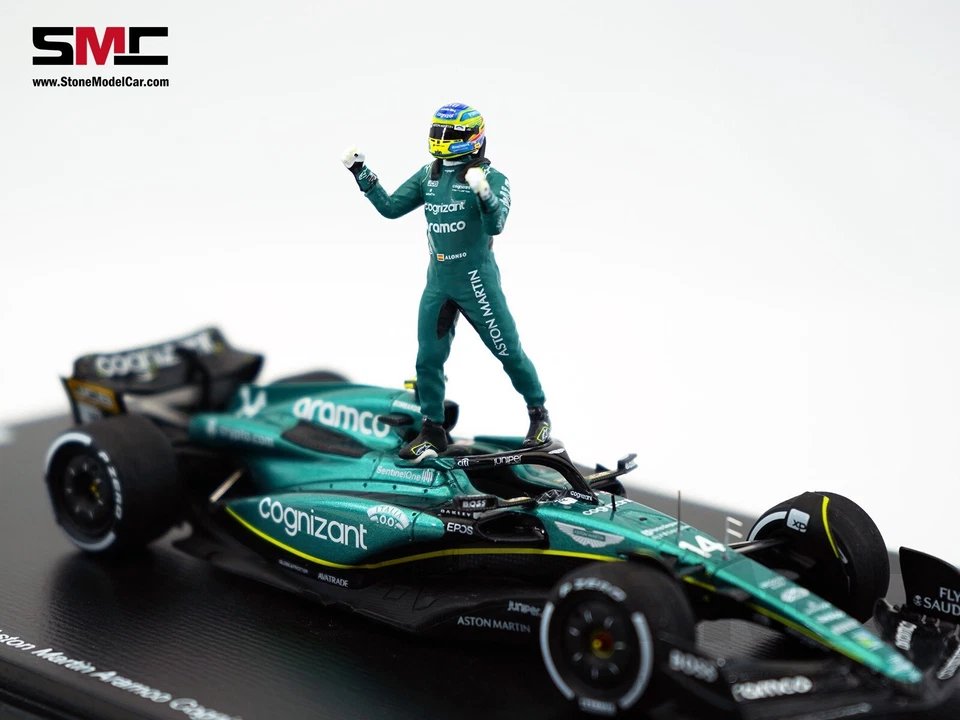Figura Aston Martin F1 AMR23 #14 Fernando Alonso Arabia Saudita 2023 Spark 1:43 Foto 4 de 4