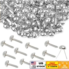 300 Brass Fasteners Crafts Paper Brads DIY Handicraft School Project Supplies US