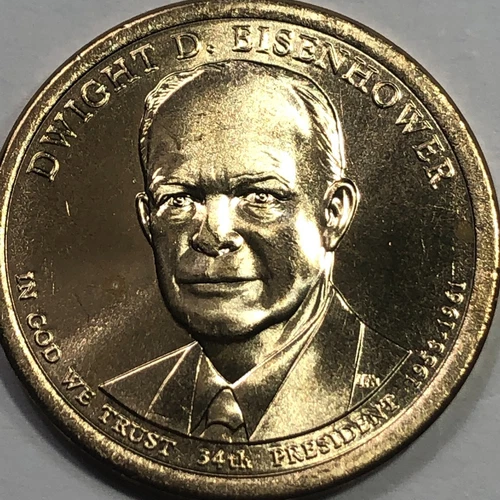 2015-P Presidential Dollar Dwight D Eisenhower — photo from the most recent tracked eBay sale