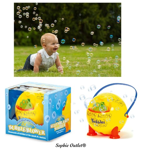 Kids Automatic Bubble Blower Machine Baby Christmas Gift Stocking Filler Toys