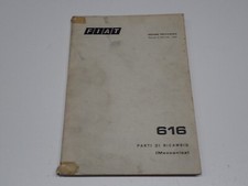 FIAT 616 AUTOCARRO CATALOGO PARTI DI RICAMBIO MECCANICA 1969 (S)