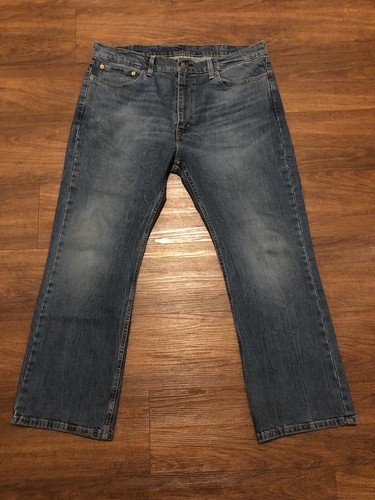 Levis 527 Boot Cut Jeans Men’s Size 38x30 Medium Wash Denim Blue - Picture 5 of 15