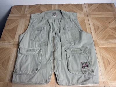 Thomas Cook Vest The Australian Adventure Men's M Medium Canvas Vintage Outback