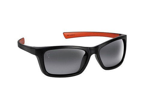 Fox Collection Wraps Black / Orange - Grey Lens Polaroid Sunglasses CSN049