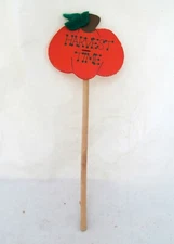 Harvest Time Sign Pumpkin Garden stake pic Thanksgiving Halloween Autumn Decor