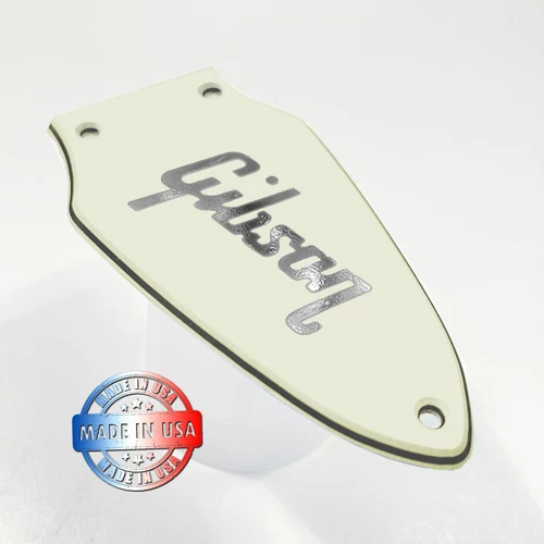 Parchment 3 Ply Truss Rod Cover for Gibson Custom Shop '67 Flying V Chrome Decal