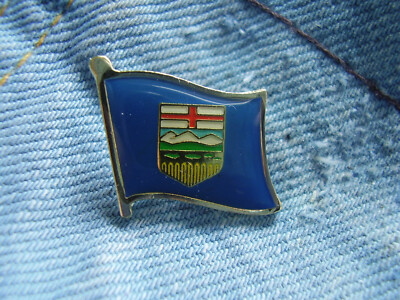 Pin Alberta Wappen Provinz Prärieprovinz von Kanada Canada Hauptstadt Edmonton