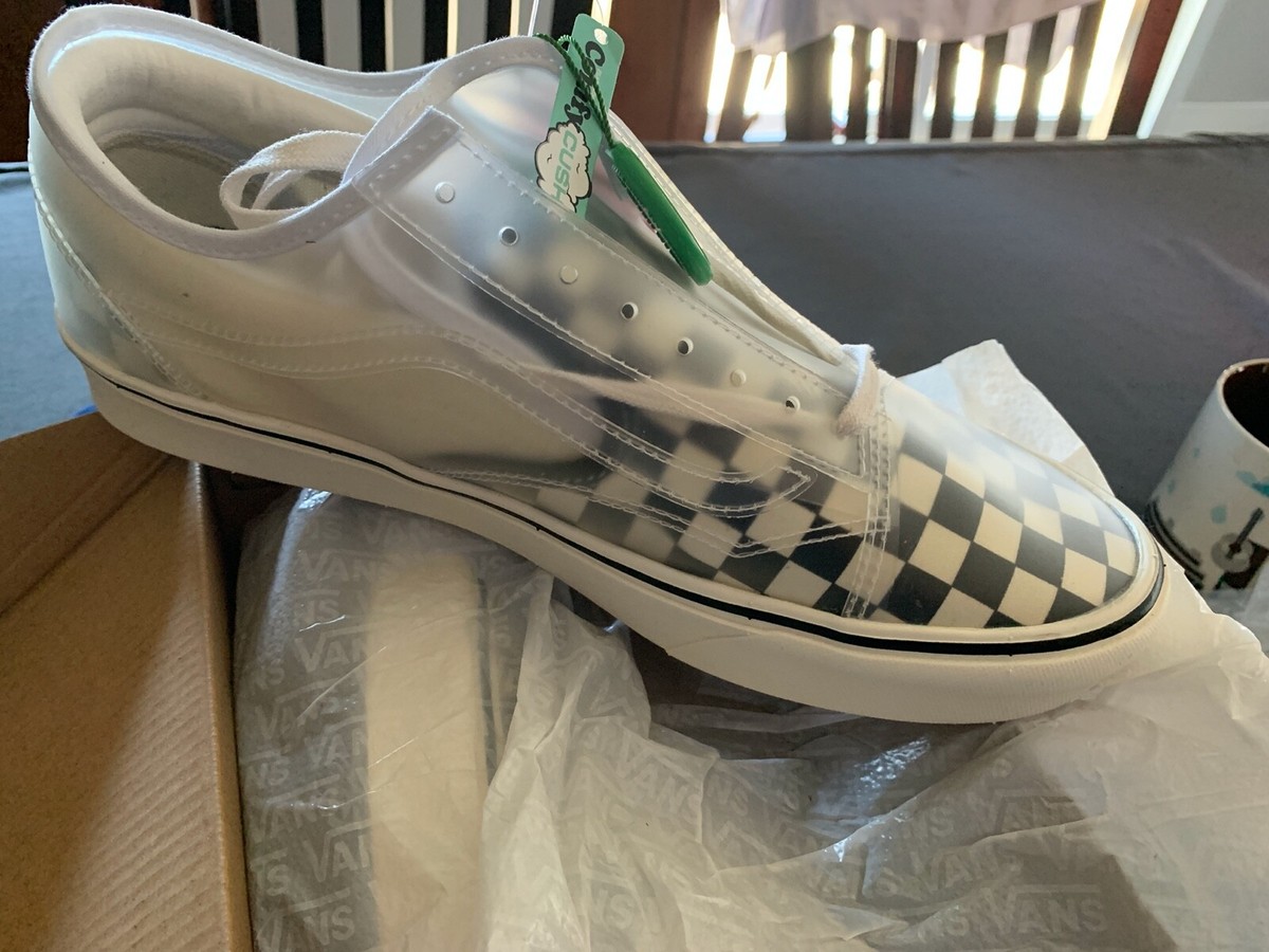 Vans Comfycush Slip-Skool Checkerboard Clear Men Lifestyle 