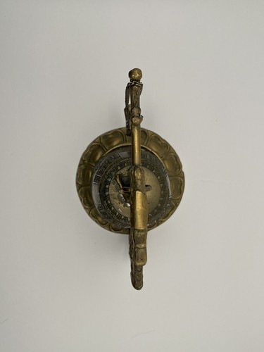 Japan Antique Dragon Sculpture Bronze Hanging Bell Hangan Collection FREE SHPNG - Picture 4 of 17