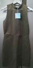 Missguided Sparkly Bodycon Mini Dress Tall UK14 EU42 US10 Golden Party Dress