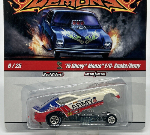 Hot Wheels Drag Strip Demons '75 Chevy Monza F/C "Snake" Army - Free Shipping - Picture 3 of 10