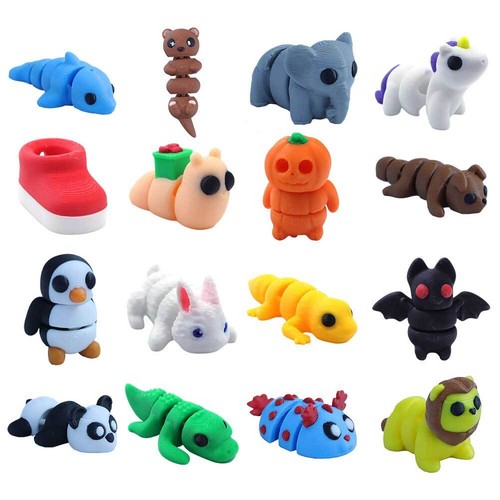 25 PCS 3D Printed Animals Exquisitely Cute Fidget Toys Easter Basket Stuffers - Photo 4/12
