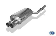 FOX Sportauspuff BMW 3er E46 Limo Touring Coupe Cabrio 320d 2x76mm scharf gerade