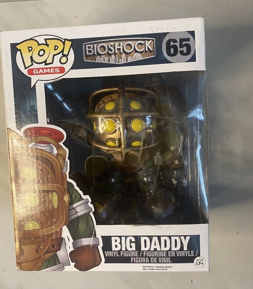  Funko POP Games: Bioshock - Big Daddy 6 Action Figure : Toys &  Games