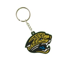 Jacksonville Jaguars Vinyl Logo Keychain / Key Ring NIP