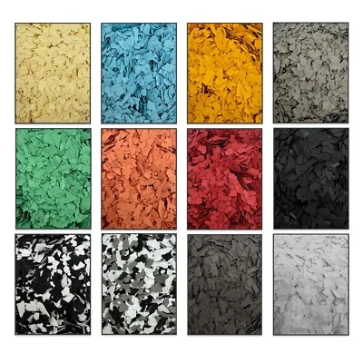 CAIRCON Farbchips für Bodenbeschichtung Farbflocken für 1K & 2K Bodenfarbe Einstreuchips