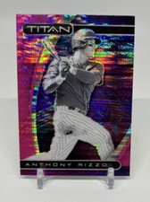 2021 Panini Chronicles Anthony Rizzo Titan #1 Pink Pulsar Prizm