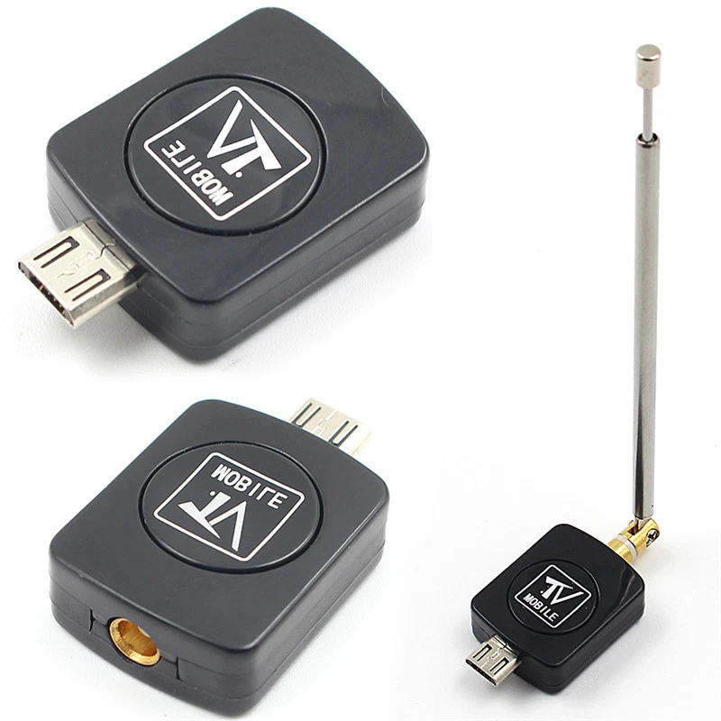 Micro USB DVB-T HD TV Tuner Digital Satellite Dongle Receiver For Phone TV  C ZS - Image 3 of 4