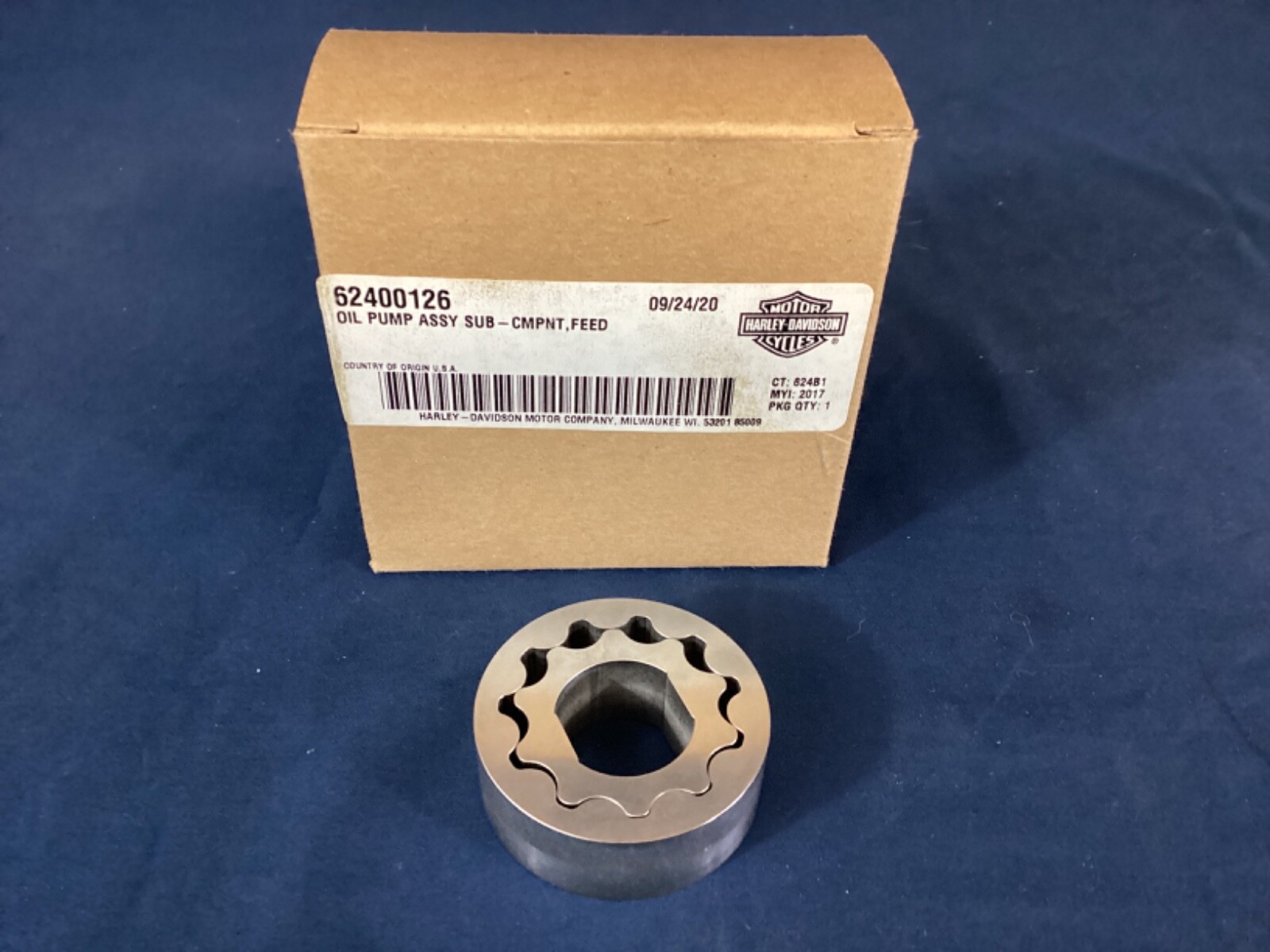 Genuine Harley Davidson 62400126 Replacement Oil Pump Gerotor for sale