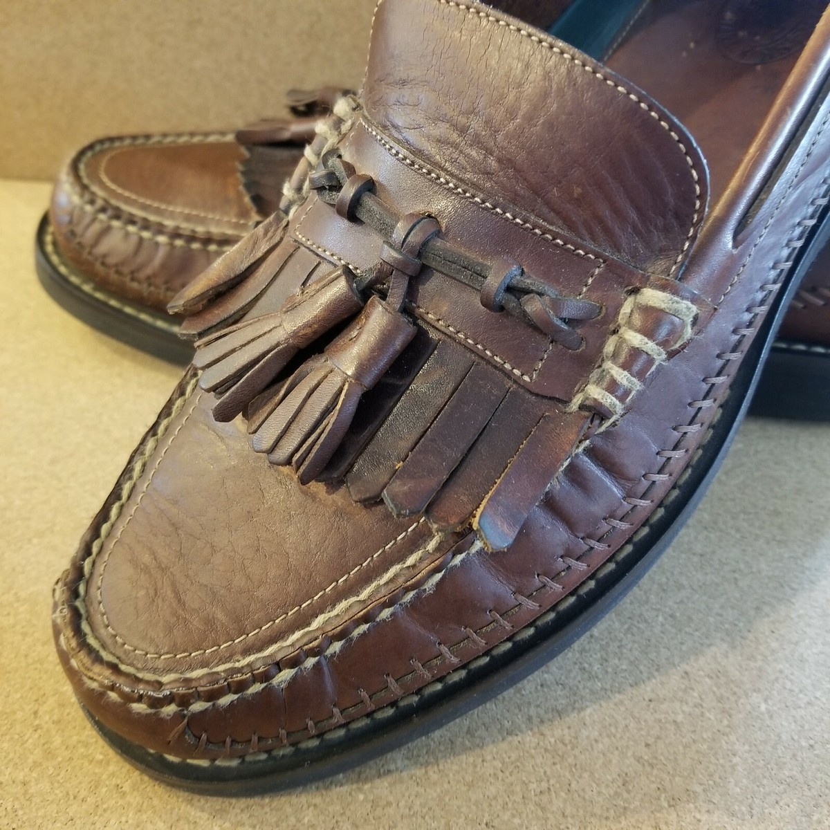 HS Trask Kiltie Tassel Loafers 11.5 M | eBay