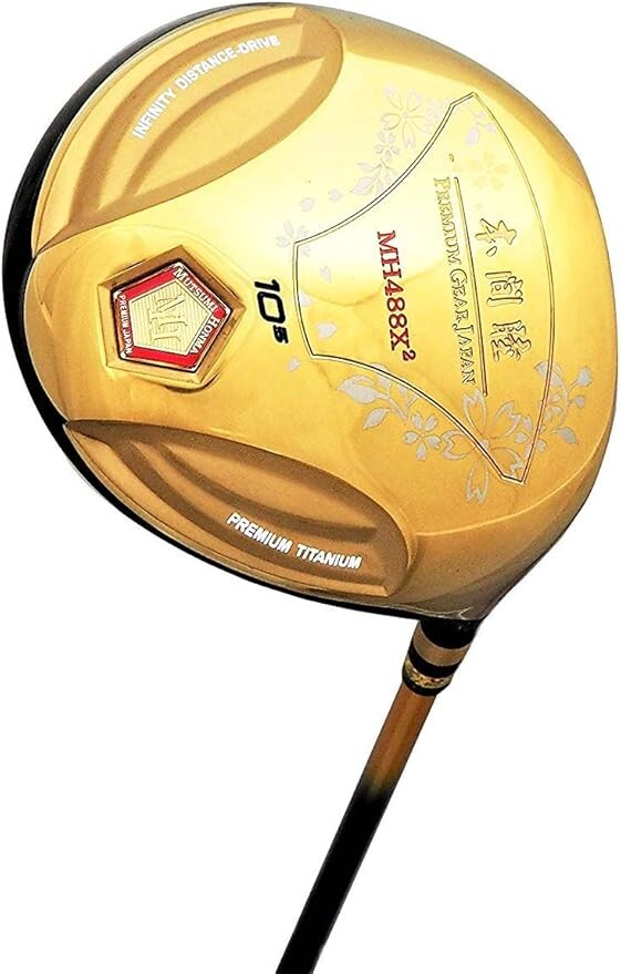 Mutsumi Honma キャディバッグ ブラウン/ゴールド Mutsumi Honma キャディバッグ ブラウン/ゴールド Mutsumi Honma