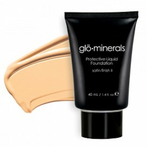 glominerals gloProtective flüssige Foundation Satin II GOLDEN FAIR - 1,4 Unzen 40 ml - Bild 1 von 2