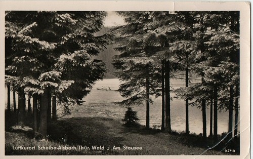 Scheibe-Alsbach / Thür. Wald " Am Stausee" Ansichtskarte